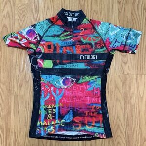 Cycology Performance 8 Days Women's  Short Sleeve Cycling Jersey Size S Epic